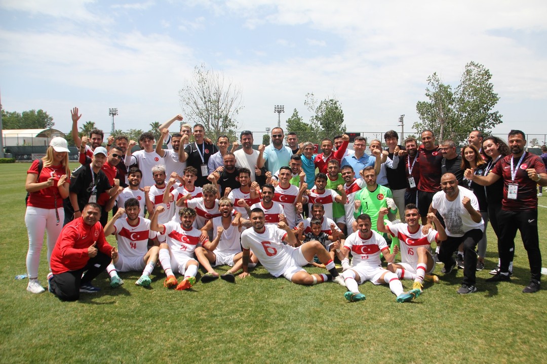 İşitme Engelliler Avrupa Futbol Şampiyonasında Türkiye yarı finalde