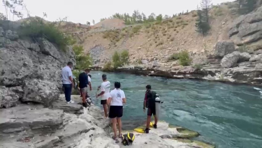 Beşkonak’ta 23 yaşındaki gencin kaybolduğu ırmakta arama çalışmaları devam ediyor 