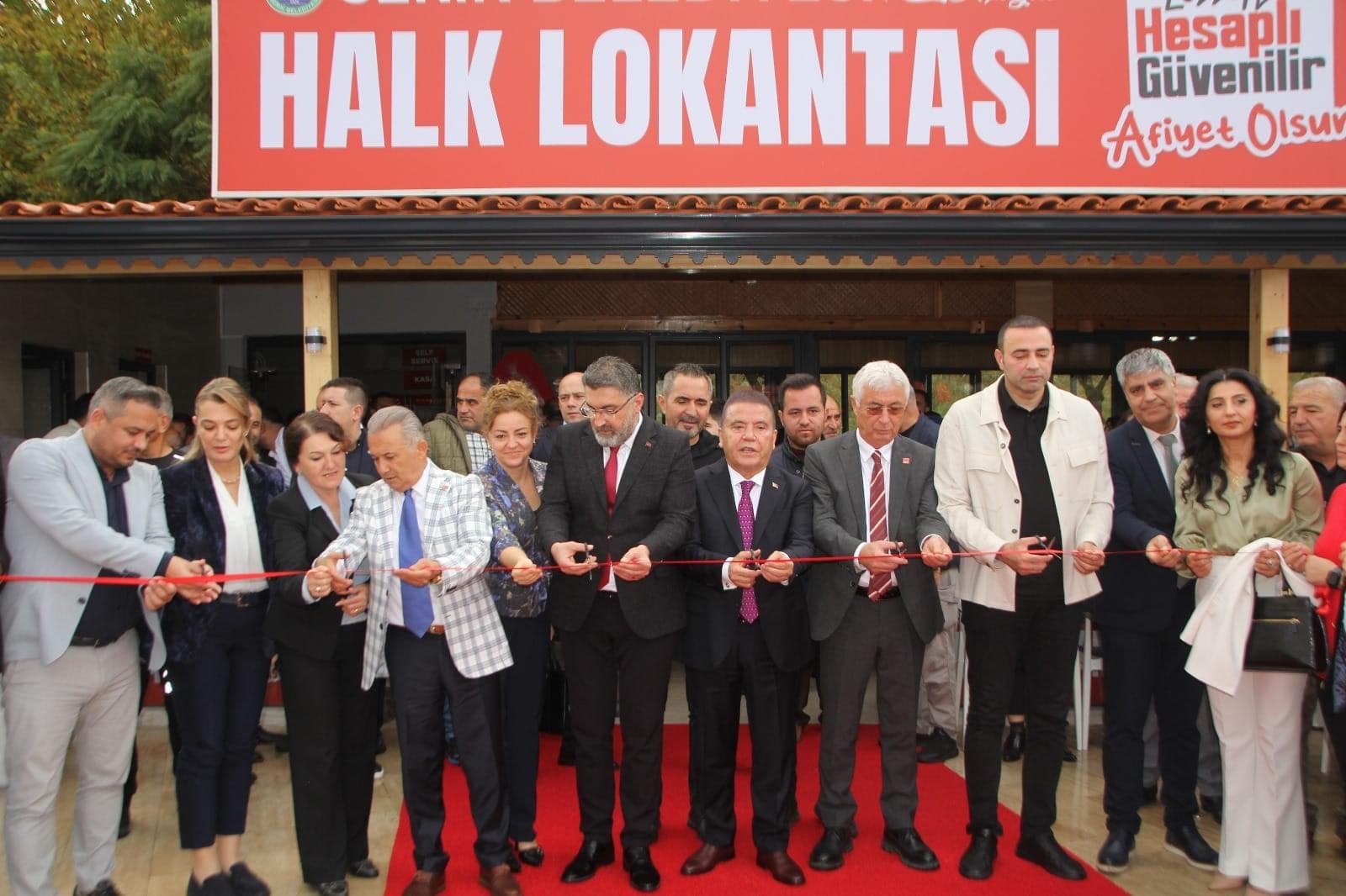 Serik belediyesi Halk lokantası törenle açıldı